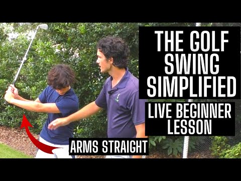 Part of a video titled How to Golf Swing (The Best 3 Golf Tips for Learning the Golf Swing)