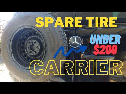 2007-2022 Sprinter Spare Tire Carrier Install▶️ TS200 DIY Tire Carrier Review