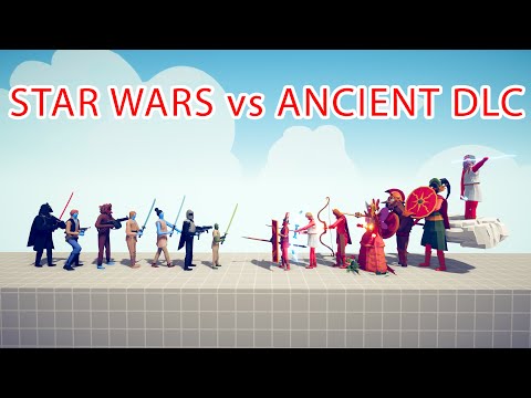 STAR WARS Team vs ANCIENT DLC Team - Totally Accurate Battle Simulator TABS