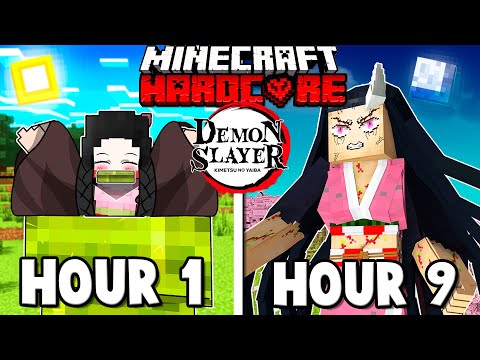 akame - I Survived 24 Hours as EVIL NEZUKO in Demon Slayer Minecraft!