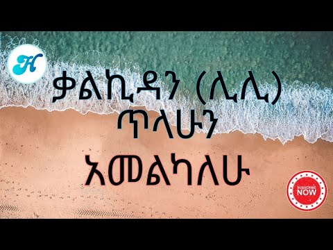 Kalkidan (Lili) Tilahun - Amelkalew(አመልካለሁ) Lyrics Video