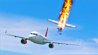 Big Airplane Crash due to a Small Plane - GTA 5