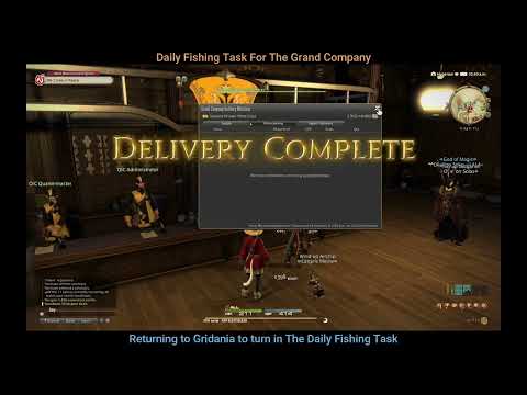 FFXIV The Complete Guide Part 22 - Weekly & Daily Fishing Challenges + Lvl 1-10 Fishing Quests