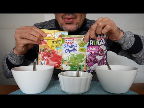 ASMR PO POLSKU – Kisiel Taste Test – Traditional Polish Dessert