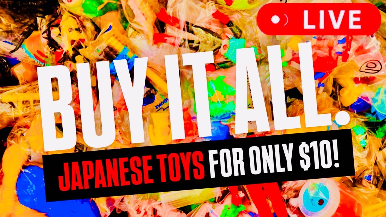 sorting through hundreds of japanese toys while you buy them 🗼 LIVE FROM TOKYO!