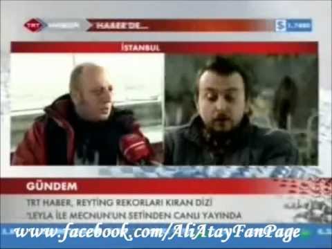 Leyla ile Mecnun Ekibi  ( Ali Atay, Serkan Keskin, Osman Sonant ) Trt Haber Röportajı 09.02.2012
