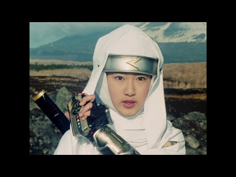 Kakuranger: Ninja White, Ninja Blue, Ninja Red first henshin upscale 1080p