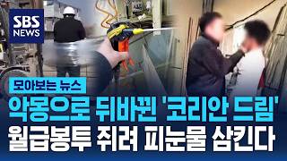 악몽이 되어버린 '코리안 드림'..월급봉투 쥐려 피눈물 삼킨다 / SBS / 모아보는 뉴스