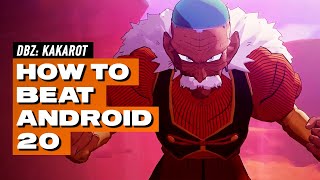 How To Defeat 🔥 ANDROID 20 in Dragon Ball Z Kak