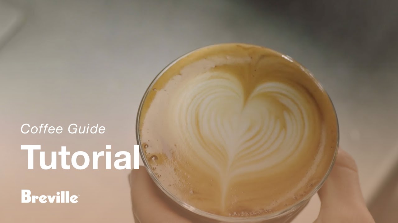 How to create latte art: the heart