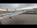American Airlines Airbus A321-200 Pushback and Takeoff from Washington DC (DCA)