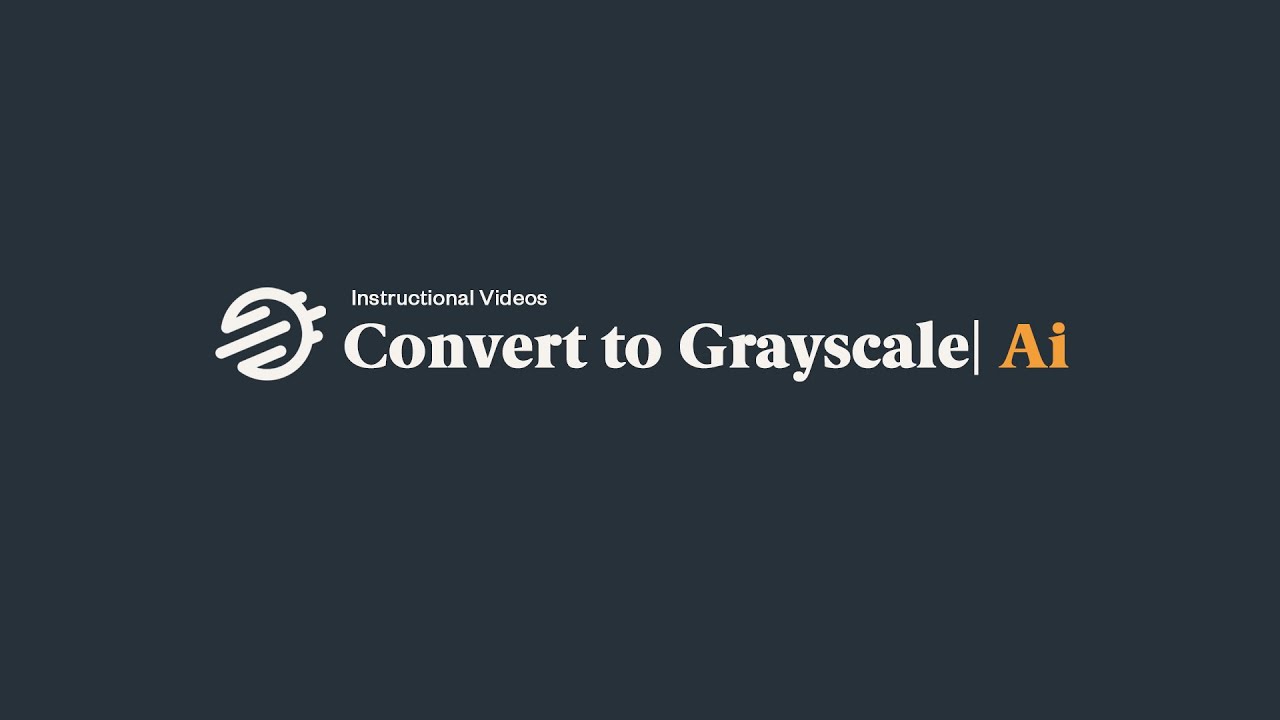 Adobe Illustrator: How to Convert Artwork to Grayscale