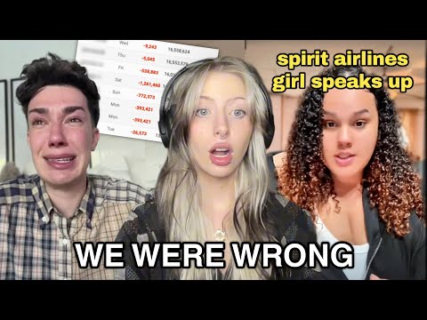 the james charles & spirit airlines worker situation GETS WORSE