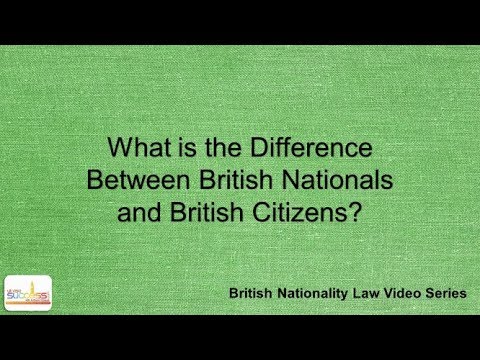 What is the Difference between British Nationals and British Citizens? (2021 update)