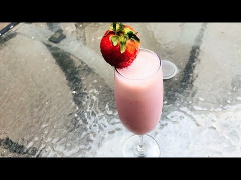 Strawberry Shake | 3 ingredients shake | How to make shake at home | Easy Shake recipe for busy moms