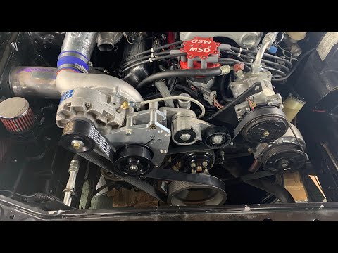 Vortech V1 Ti Trim install on 87-93 mustang