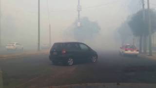 Incendio en Cuemanco, cerca la cebada Xochimilco.