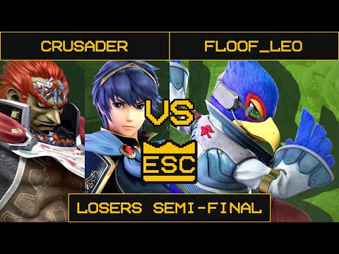 ESC 26 Smash Ultimate Losers Semi-Final: Crusader (Marth, Ganondorf) Vs. Floof_Leo (Falco)