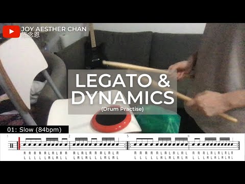 Legato & Dynamics • 5 Minutes Beginner's Drums Technical Workout