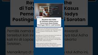 Unggahan Nikita Mirzani Disorot Saat Rayakan Idul Adha di Tahanan Imbas Kasus Reza Gladys