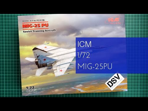 Сборная модель Учебный самолет МиГ-25ПУ (ICM 72178) 1:72