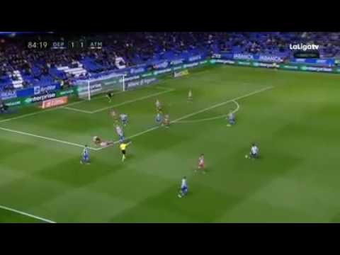 Fernando torres horor injury Atletico Madrid vs Deportivo La Coruna