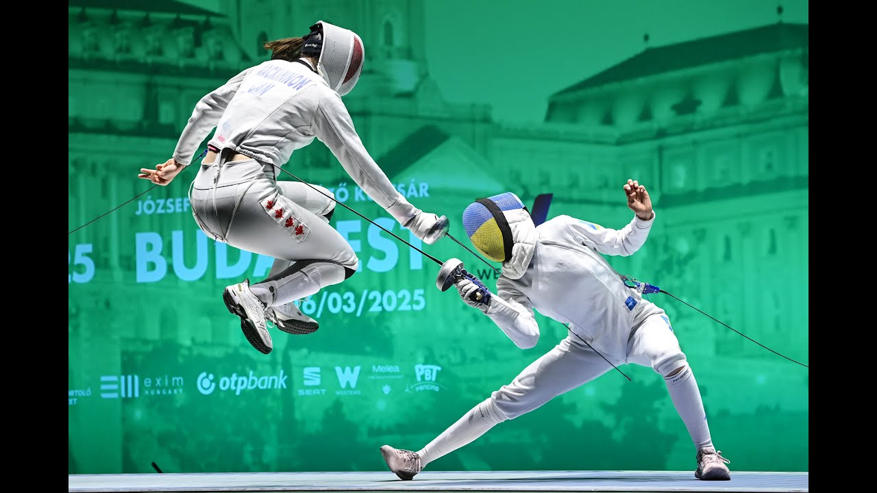 Women's Semifinal | Anna Maksymenko 🇺🇦 vs. Leonora Mackinnon 🇨🇦 | 24/25 Budapest Epee GP