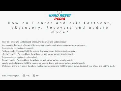 ☑️ HUAWEI Y7 2017 Fastboot, eRecovery, Recovery and update mode