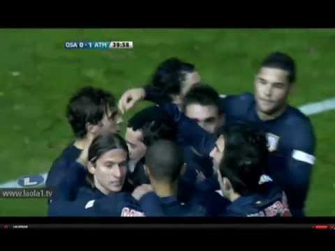 Osasuna 0:1 Atl. Madrid GOAL GODÍN [30.01.2012]