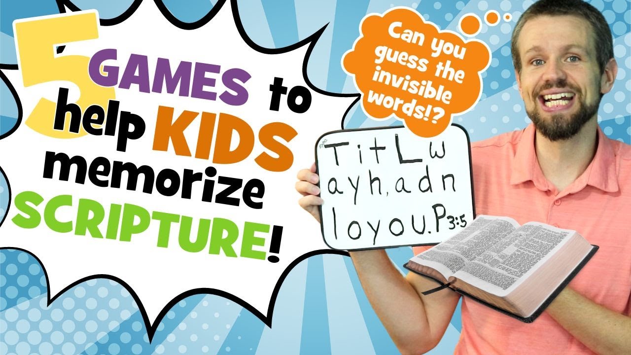 5 Easy Bible Memory Games for Kids