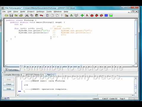 Java 05 For Loop