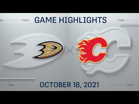 NHL Highlights | Ducks vs. Flames - Oct. 18, 2021