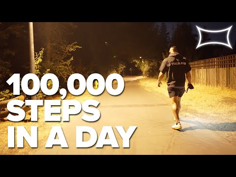 I Walked 100,000 Steps in One Day