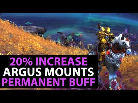 World Of Warcraft Legion Patch 7.3 - ARGUS PATHFINDER - BOOST YOUR MOUNT SPEED NOW!!