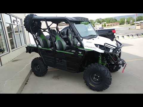 2019 Kawasaki Teryx 4 Lift, Audioforms top with XM radio, movable winch and MORE!