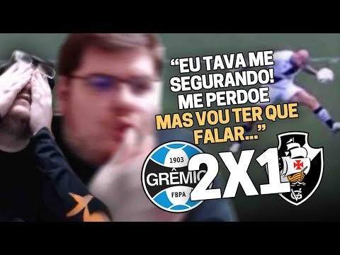 CASIMIRO MUITO BOLADO APÓS DERROTA! GRÊMIO 2X1 VASCO - BRASILEIRÃO SÉRIE B 2022 |Cortes do Casimito