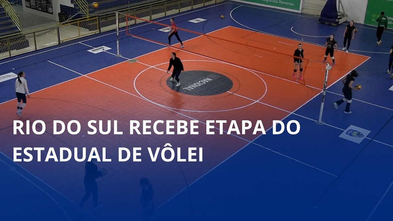 Sub-17 joga em casa. Rio do Sul recebe etapa do estadual de vôlei