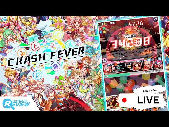   แคสเกมส์ Crash Fever พัซเซิลดี ดนตรีแจ่ม ! [Live Game Streaming]