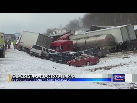 73 Car Pile-up on Route 581