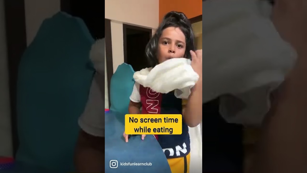 No screen time while eating #shorts