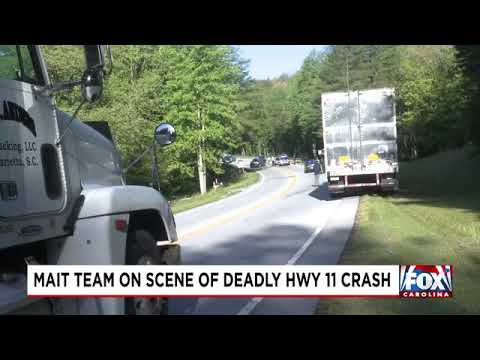 The MAIT Team is responding to a deadly overnight crash that happened on Hwy 11near Danna View Court