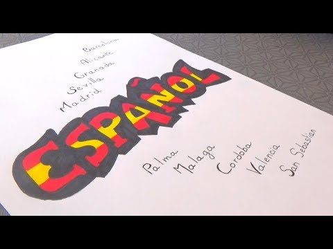 Page de garde cahier d'Espagnol / como marcar los cuadernos español