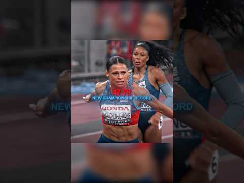 After Breaking The World Record in the 400 Hurdle She Did This! 🔥🤯