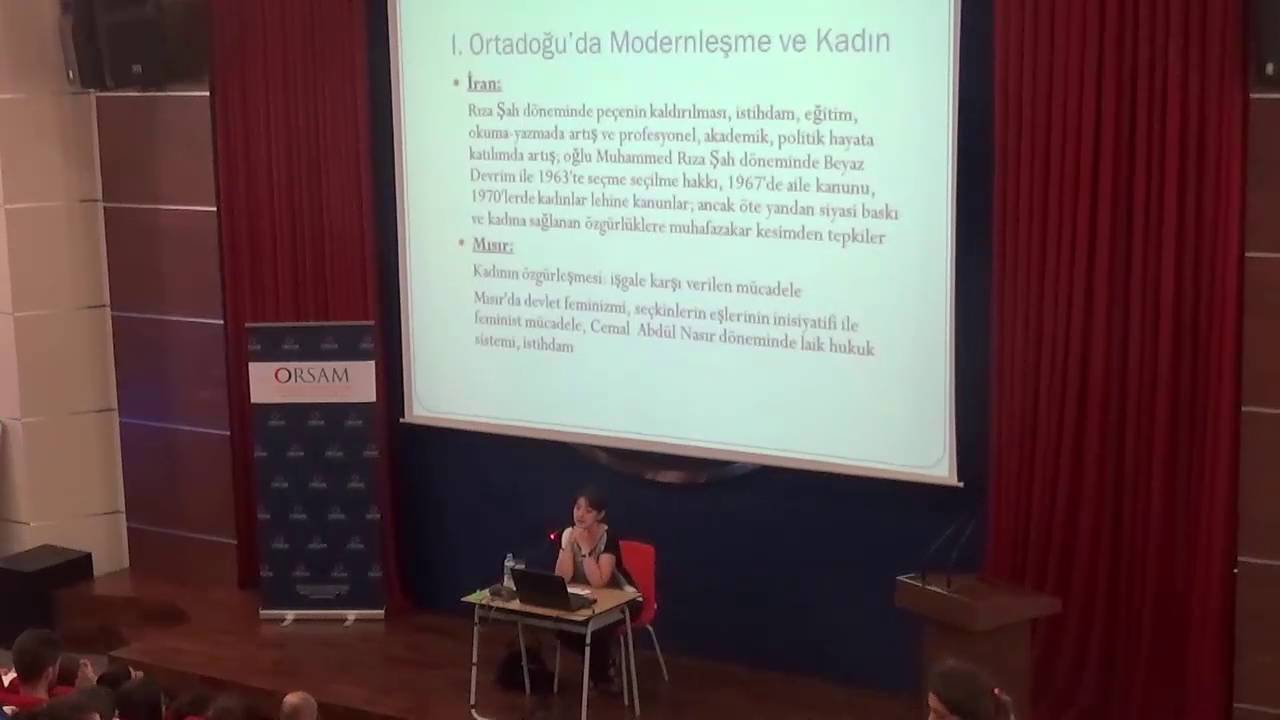 Yrd. Doç. Dr. Gülriz Şen, ORSAM Ortadoğu Yaz Okulu, 26.07.2016