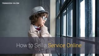 How to Sell a Service Online.