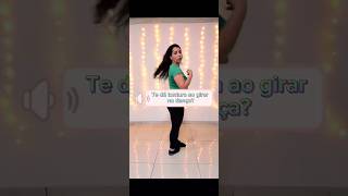 Te da tontura quando vai girar na dança? #dance #dancetudo #dancaparatodos #dancabrasil