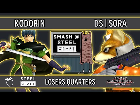 SteelCraft GG 2 - KoDoRiN (Marth) VS DS | Sora (Fox) - SSBM - Losers Quarters