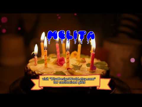 Happy Birthday MELITA   Happy Birthday Song   Birthday Wishes   Birthday Party