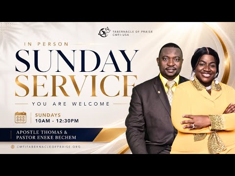 ASCENDING FROM GRACE TO GLORY, Apostle Thomas Bechem // 08/02/2026 | Tabernacle of Praise CMFI-USA