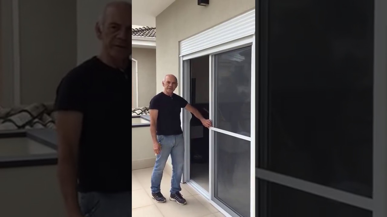 Tela mosquiteira para janelas e portas de correr